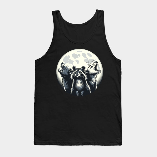 Trash Gang Under Moonlight Tank Top by Xeire